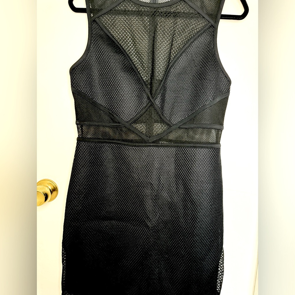 Fishnet Illusion Dress